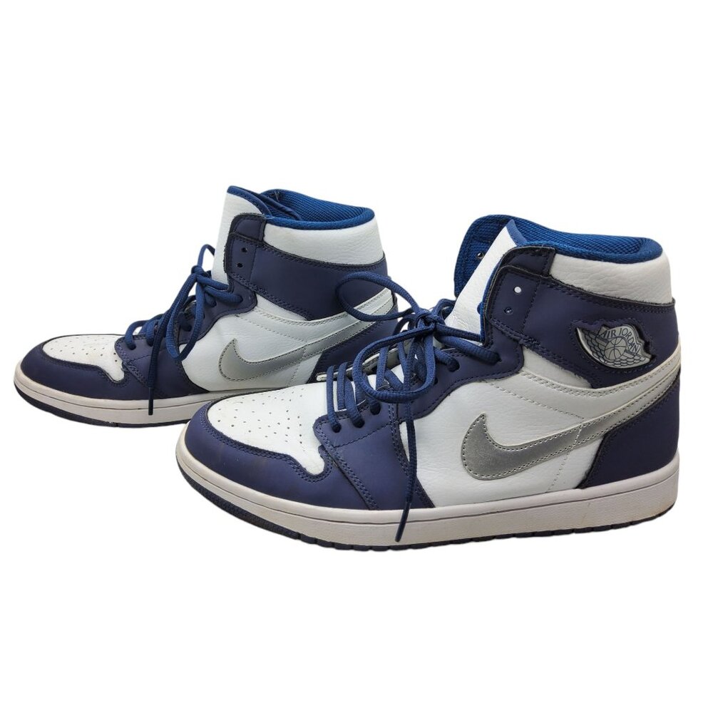 Used Nike Air Jordan Preowned Retro High OG Sneakers DC1788-100 Size 10